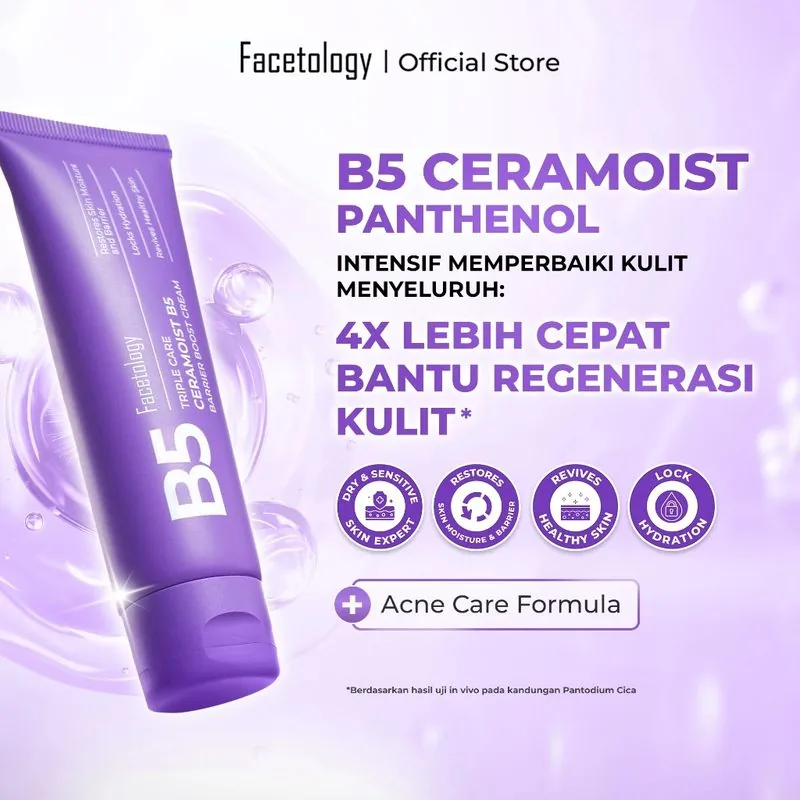 Facetology Triple Care Ceramoist B5 — foto resmi brand (varian Oat konfirmasi via WA)